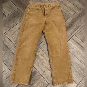 american eagle jeans, size 8, color tan, brand new